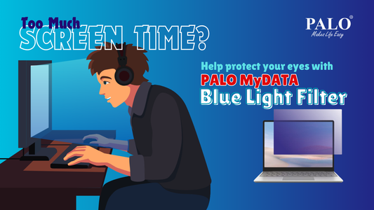 Protect Your Eyes: PALO MyDATA Blue Light Filter for Laptops & Monitors