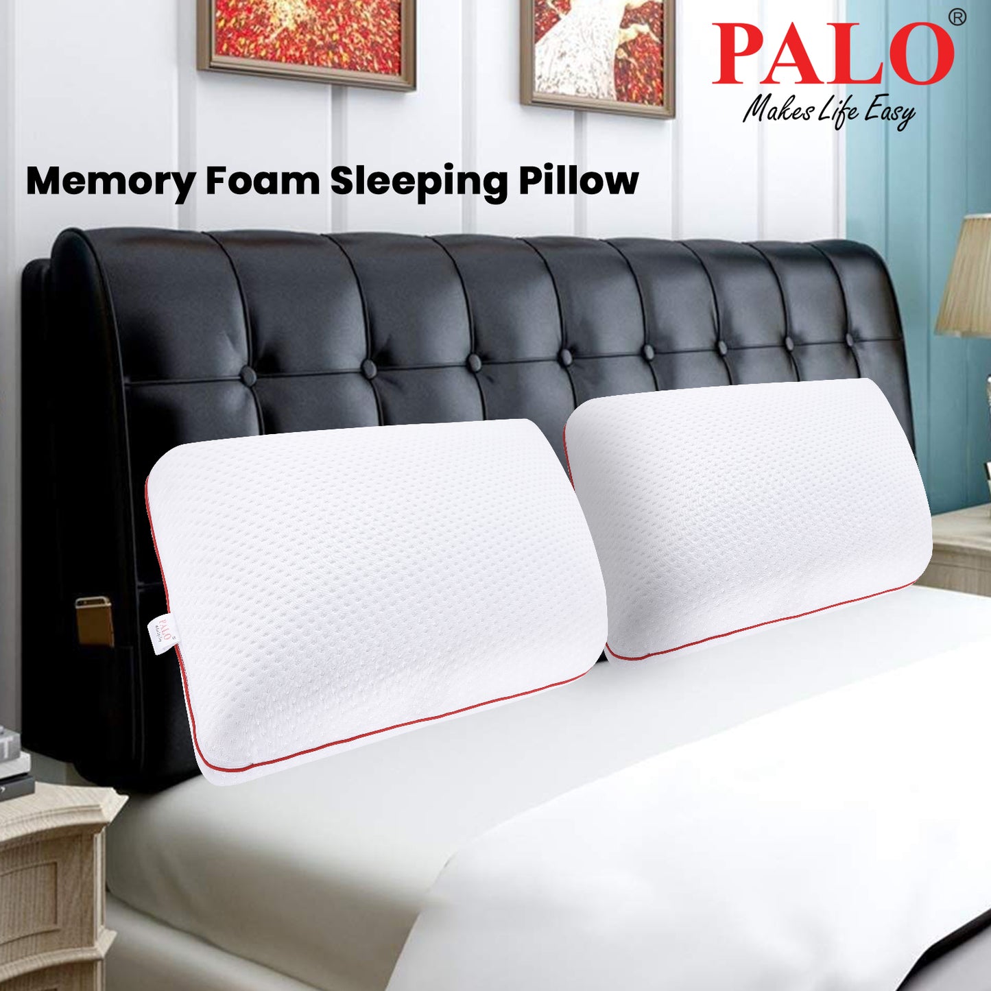 KGSS07 Premium 100% Memory Foam Sleeping Pillow, Standard Size (21 X 13.5 X 3.75 inch)