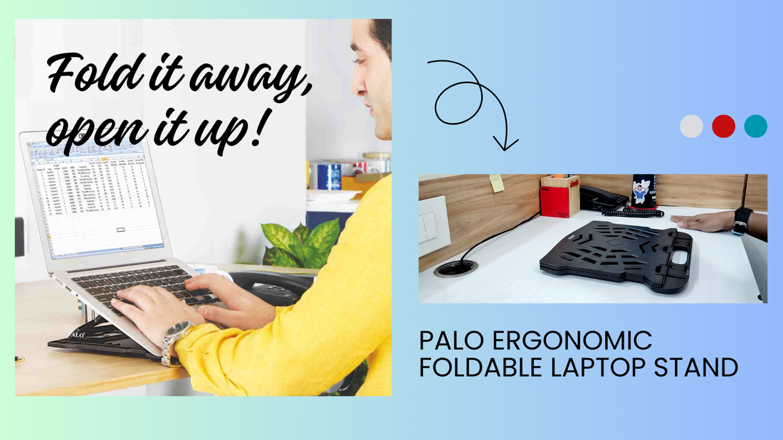 Laptop Life Hack: Meet Your New Best Friend – The PALO Laptop Stand!