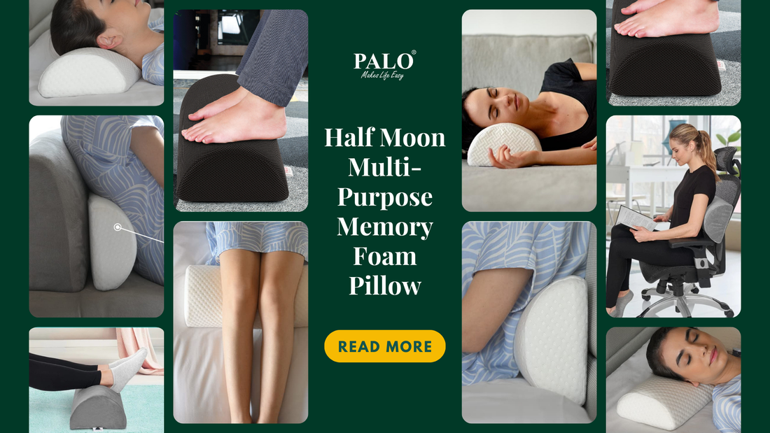 The PALO Half Moon Multipurpose Pillow: Your Ultimate Ergonomic Solution