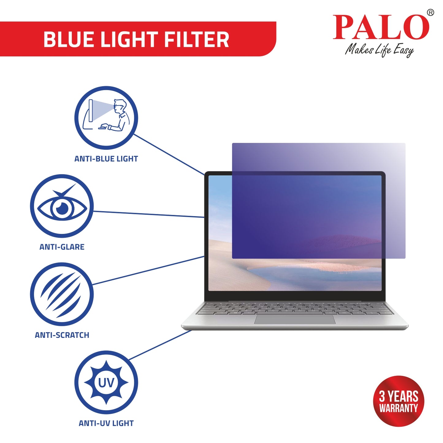 PALO MyDATA Blue Light Filter for Laptops