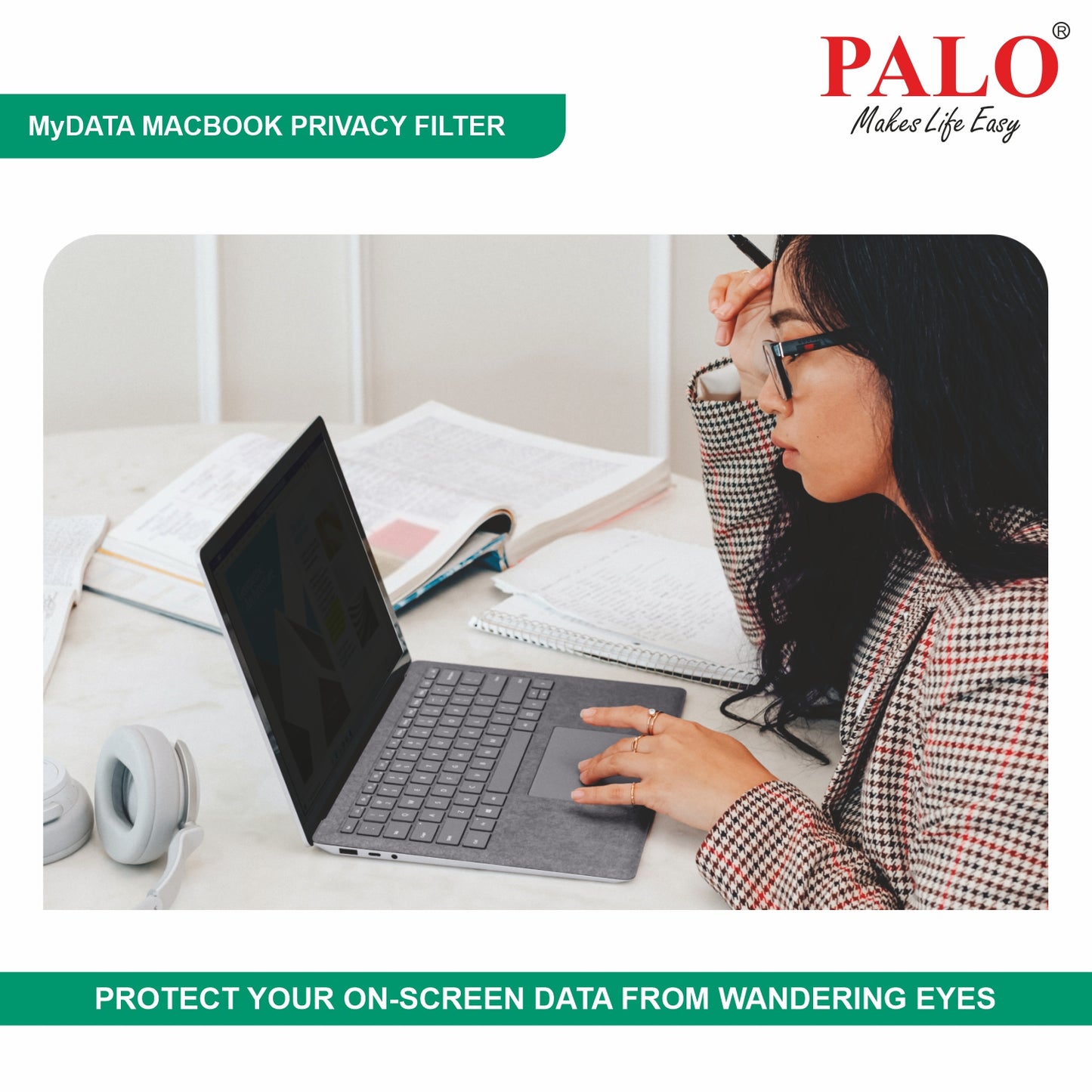 PALO MyDATA Magnetic Privacy Filter for Apple Macbook